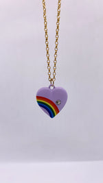 Collier Rainbow parme