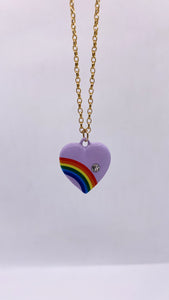 Collier Rainbow parme